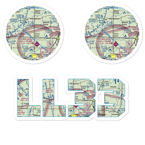 Rdh Farms Airport (LL33) VFR Sectional Sticker Pack