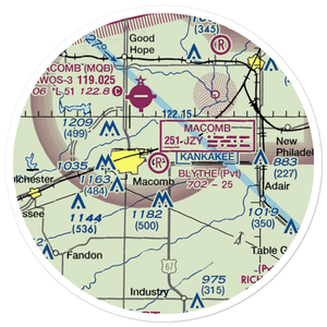 Smith Airport (LL27) VFR Sectional Sticker (20 mile)