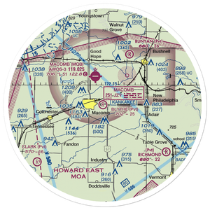 Smith Airport (LL27) VFR Sectional Sticker (30 mile)