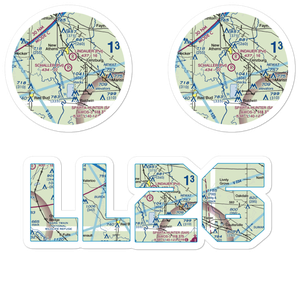 Schaller Airport (LL26) VFR Sectional Sticker Pack