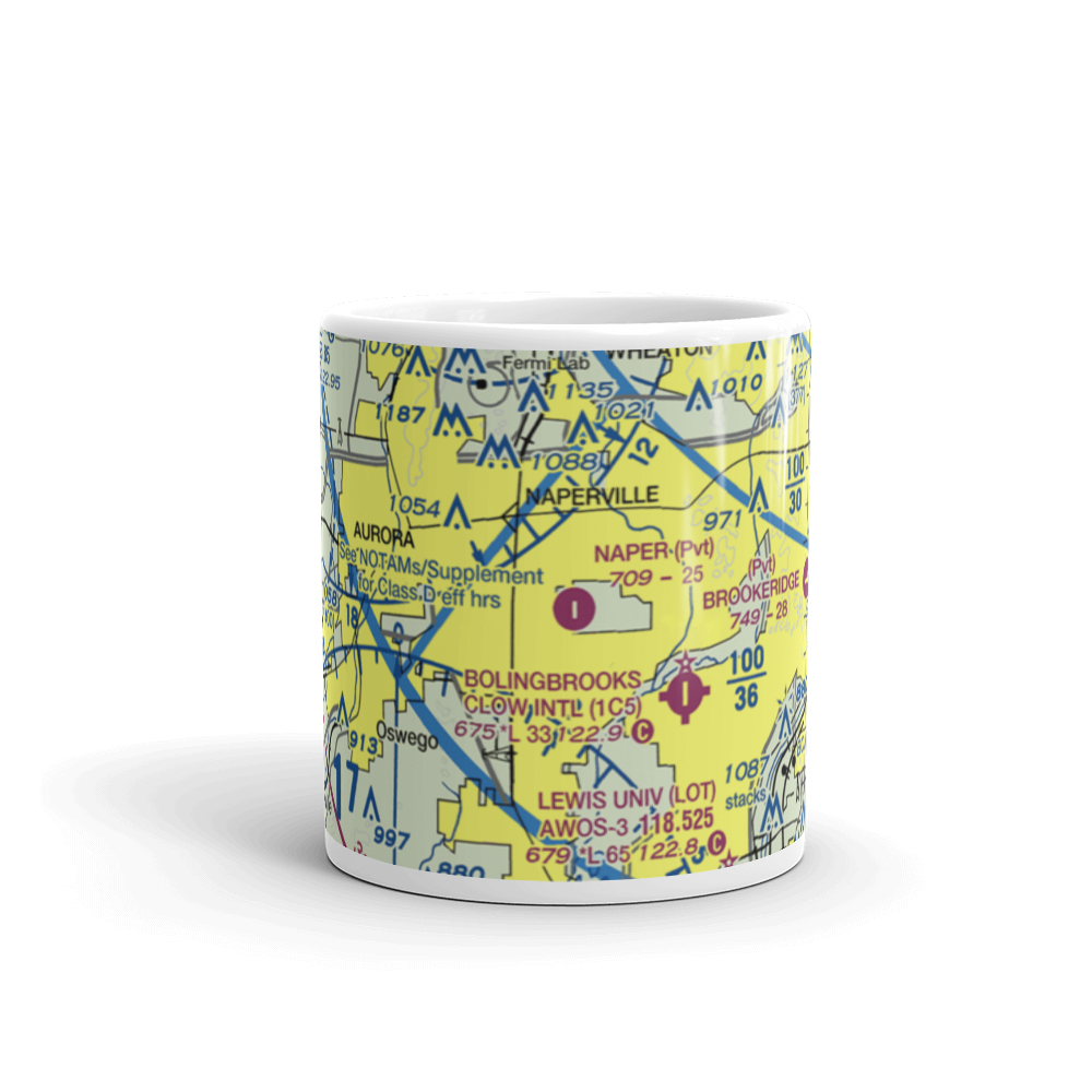 Naper Aero Club Airport (LL10) VFR Sectional  Mug 