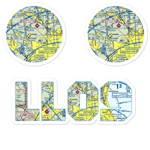 Air Estates Inc Airport (LL09) VFR Sectional Sticker Pack
