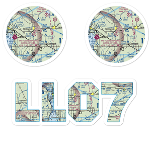 Herb Tautz Airport (LL07) VFR Sectional Sticker Pack