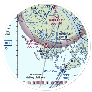West Bay Seaplane Base (LA98) VFR Sectional Sticker (20 mile)