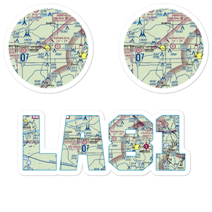 Cheneyville Airport (LA81) VFR Sectional Sticker Pack