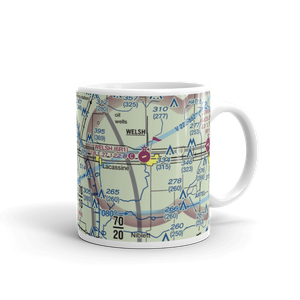 O'Brien Flying Service Airport (LA71) VFR Sectional  Mug