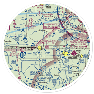 Kenan Airstrip (LA61) VFR Sectional Sticker (30 mile)