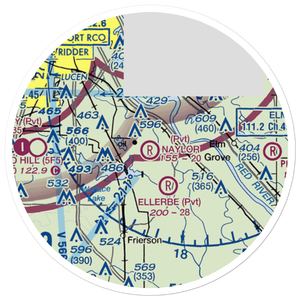 Naylor Airport (LA56) VFR Sectional Sticker (20 mile)