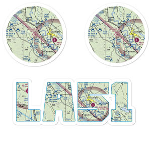 Stuart Airstrip (LA51) VFR Sectional Sticker Pack