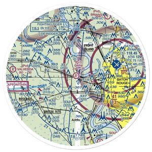 Omni Airport (LA46) VFR Sectional Sticker (30 mile)