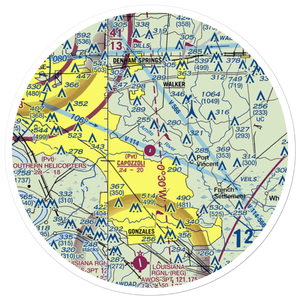Capozzoli Airport (6LA2) VFR Sectional Sticker (30 mile)