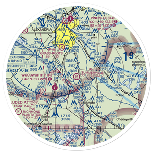 Summerville Airstrip (LA35) VFR Sectional Sticker (30 mile)