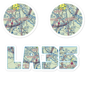 Summerville Airstrip (LA35) VFR Sectional Sticker Pack