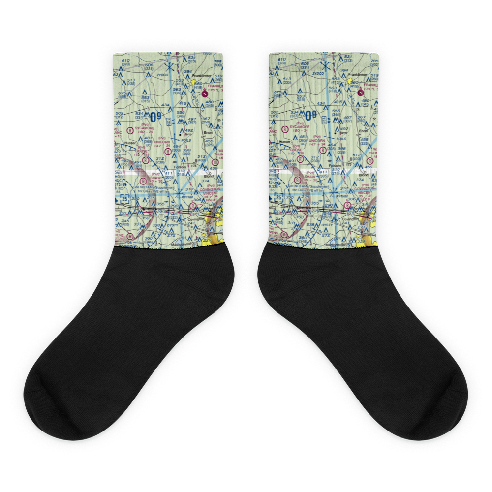 Unicorn Airport (LA26) VFR Sectional Socks 