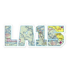 Wilbert Airport (LA15) VFR Sectional Sticker