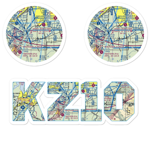 Pacemaker Landing Zone Airport (KZ10) VFR Sectional Sticker Pack