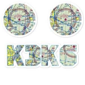 St Louis Metro-East Airport/Shafer Field (IL48) VFR Sectional Sticker Pack