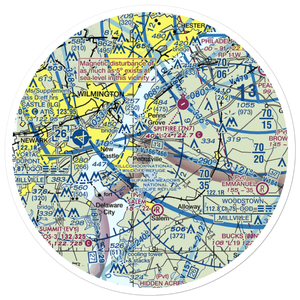Rainbow'S End Airport (JY39) VFR Sectional Sticker (30 mile)