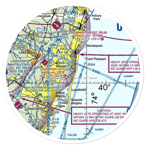 Allen's Seaplane Base (JY35) VFR Sectional Sticker (30 mile)