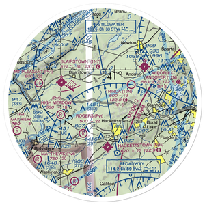 Weiss Farm Airport (JY24) VFR Sectional Sticker (30 mile)
