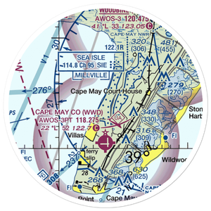 Paramount Air Airport (JY04) VFR Sectional Sticker (20 mile)