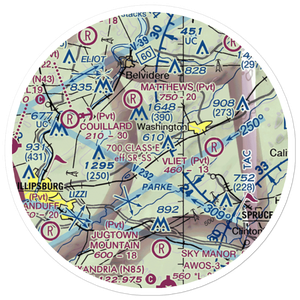 View Finder Balloonport (JY03) VFR Sectional Sticker (20 mile)