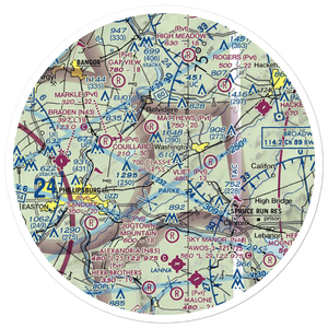 View Finder Balloonport (JY03) VFR Sectional Sticker (30 mile)