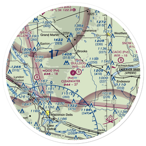 Clearwater Aero Estates Airport (JB01) VFR Sectional Sticker (30 mile)