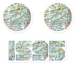 Harrington Farms Airport (IS95) VFR Sectional Sticker Pack