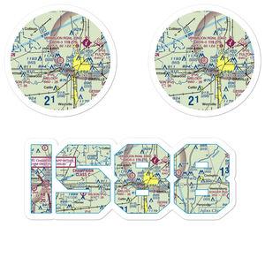 Melody Field (IS88) VFR Sectional Sticker Pack