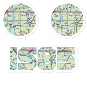 Newton Airport (IS85) VFR Sectional Sticker Pack
