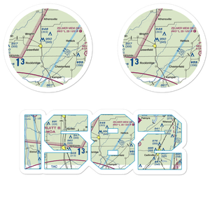 Arras RLA Restricted Landing Area (IS82) VFR Sectional Sticker Pack