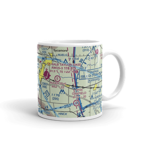 Uncle Chuck's Airport (IS80) VFR Sectional  Mug