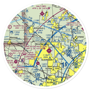 Jackson Seaplane Base (IS79) VFR Sectional Sticker (30 mile)
