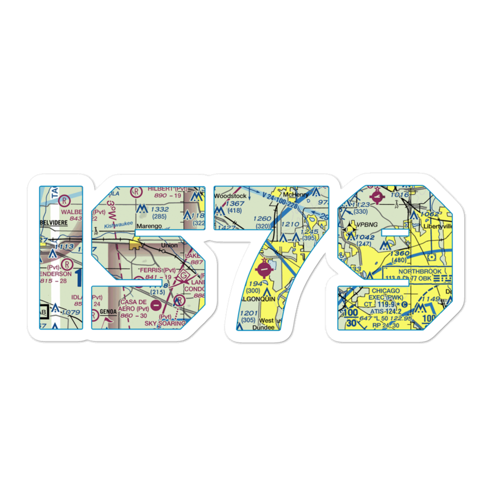 Jackson Seaplane Base (IS79) VFR Sectional Sticker 