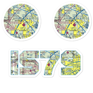 Jackson Seaplane Base (IS79) VFR Sectional Sticker Pack