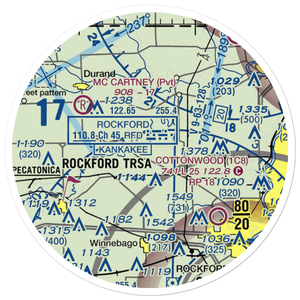 Early - Merkel Field (IS78) VFR Sectional Sticker (20 mile)
