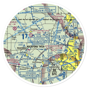 Early - Merkel Field (IS78) VFR Sectional Sticker (30 mile)