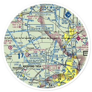 Koch Airport (IS71) VFR Sectional Sticker (30 mile)