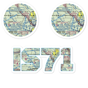Koch Airport (IS71) VFR Sectional Sticker Pack