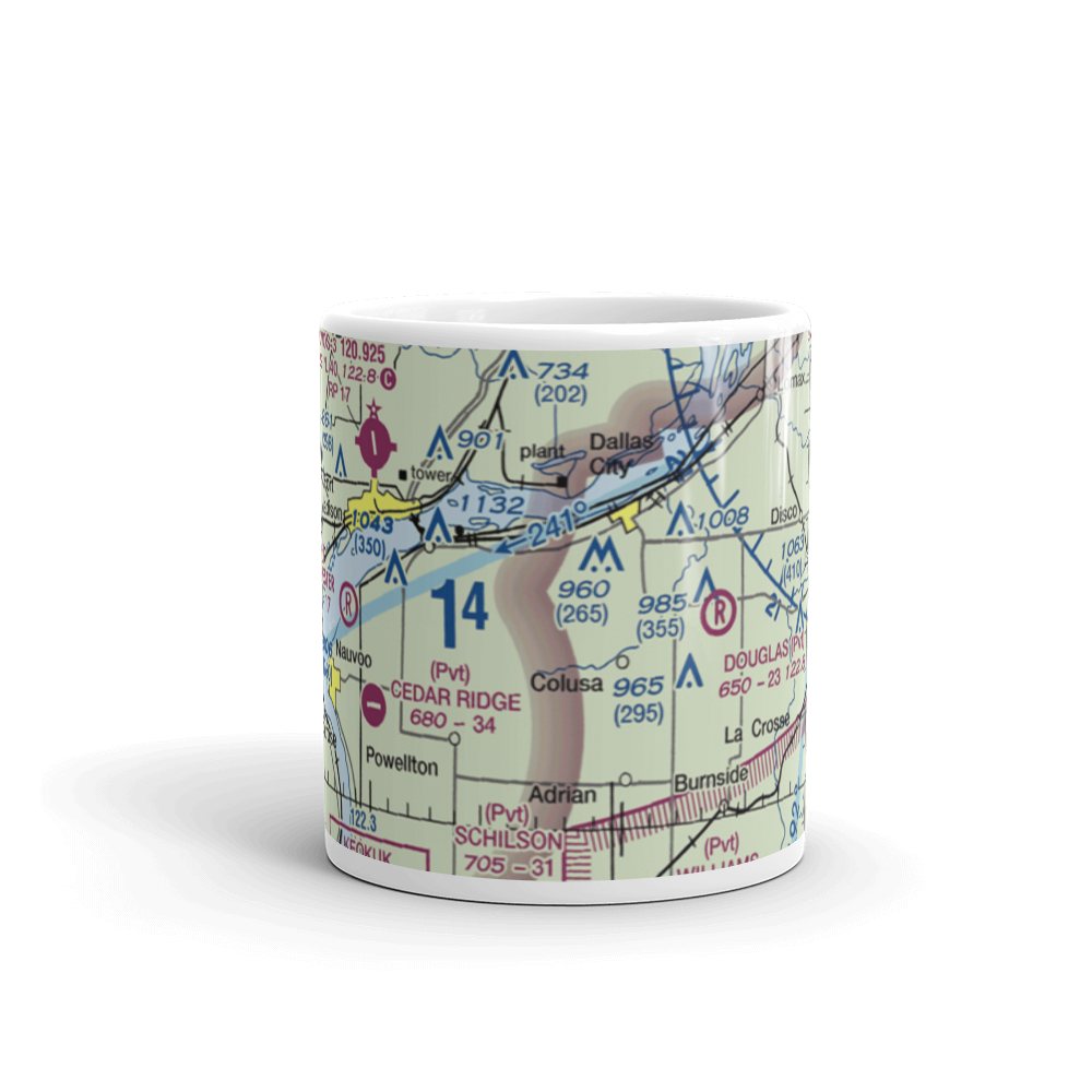 Rhea Restricted Landing Area (IS66) VFR Sectional  Mug 
