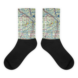 Woodlake Landing Airport (IS65) VFR Sectional Socks