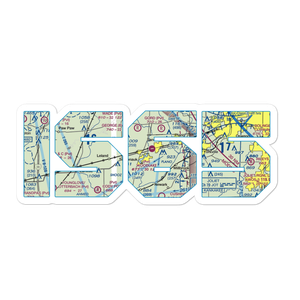 Woodlake Landing Airport (IS65) VFR Sectional Sticker