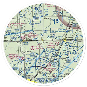 Kuntz Field (IS64) VFR Sectional Sticker (30 mile)