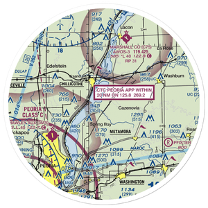 John D Rennick Airport (IS62) VFR Sectional Sticker (30 mile)