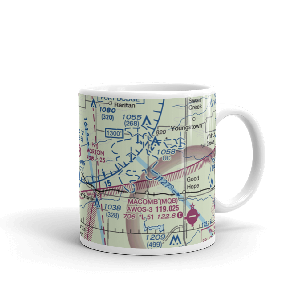Morton Airport (IS55) VFR Sectional  Mug 