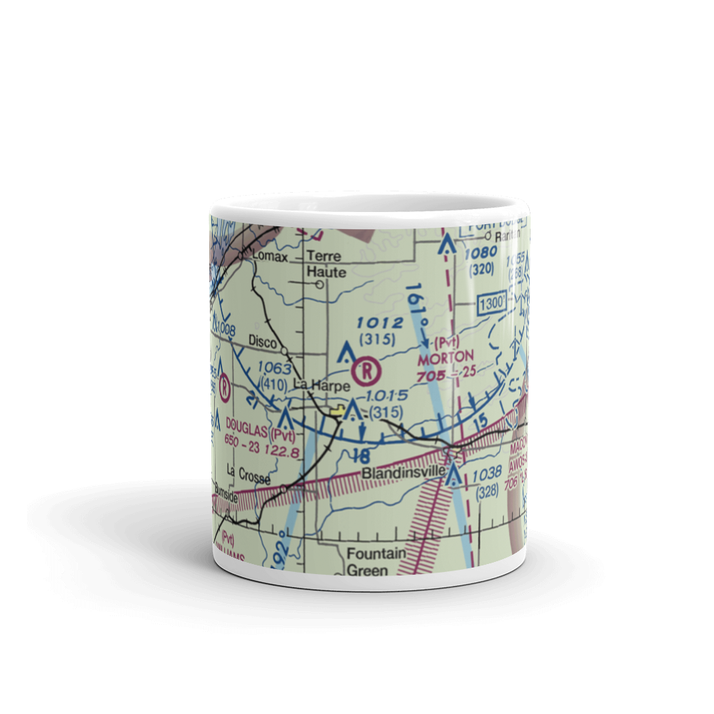 Morton Airport (IS55) VFR Sectional  Mug 