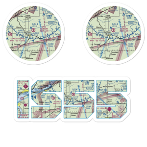 Morton Airport (IS55) VFR Sectional Sticker Pack