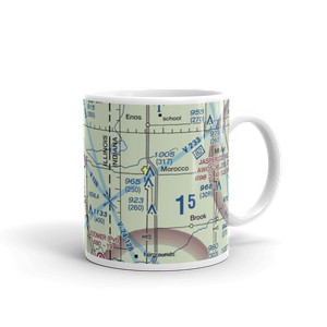 Russell Airport (IS52) VFR Sectional  Mug