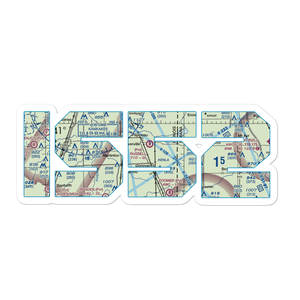 Russell Airport (IS52) VFR Sectional Sticker